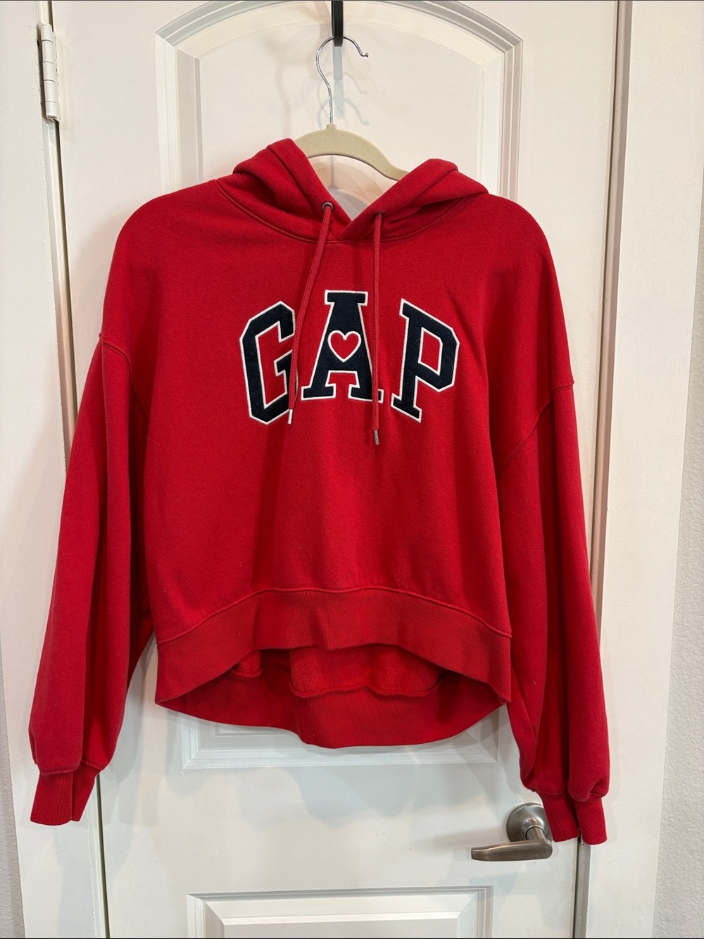 Women’s red GAP hoodie- Size M